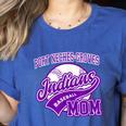 Port Neches-Groves High School PNG Indians Baseball Mom Women's Heather T-Shirt Heather True Royal Port Neches-Groves High School PNG Indians Baseball Mom Women's Heather T-Shirt Heather True Royal