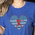 Primitive Patriotic American Baseball Mom Softball Dingers Women's Heather T-Shirt Heather True Royal Primitive Patriotic American Baseball Mom Softball Dingers Women's Heather T-Shirt Heather True Royal