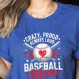 Proud Baseball Mom For Women Mom Baseball Mama Women's Heather T-Shirt Heather True Royal Proud Baseball Mom For Women Mom Baseball Mama Women's Heather T-Shirt Heather True Royal