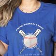 PROUD BASEBALL MOM Women's Heather T-Shirt Heather True Royal PROUD BASEBALL MOM Women's Heather T-Shirt Heather True Royal
