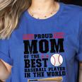 Proud Mom Of An Awesome Baseball Baseball Mom Women's Heather T-Shirt Heather True Royal Proud Mom Of An Awesome Baseball Baseball Mom Women's Heather T-Shirt Heather True Royal
