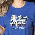 Proud Senior Mom Class Of 2024 Baseball Mom Graduate School Women's Heather T-Shirt Heather True Royal Proud Senior Mom Class Of 2024 Baseball Mom Graduate School Women's Heather T-Shirt Heather True Royal