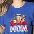 Retro Coffee Baseball Mama Mother's Day Baseball Mom Women's Heather T-Shirt Heather True Royal