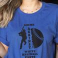 Retro Moms Against Baseball Pants Baseball Mom Women's Heather T-Shirt Heather True Royal