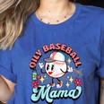 Retro Oily Baseball Mom Meme For Essential Oils Game Day Women's Heather T-Shirt Heather True Royal Retro Oily Baseball Mom Meme For Essential Oils Game Day Women's Heather T-Shirt Heather True Royal