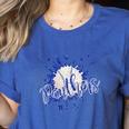 School Spirit Panthers Panther Pride Baseball Mom For Women Women's Heather T-Shirt Heather True Royal