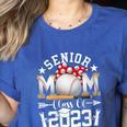 Senior 23 Baseball Mom Class Of 2023 Graduated Mother's Day Women's Heather T-Shirt Heather True Royal Senior 23 Baseball Mom Class Of 2023 Graduated Mother's Day Women's Heather T-Shirt Heather True Royal