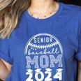 Senior Baseball MOM 2024 Graduation Caps Women's Heather T-Shirt Heather True Royal Senior Baseball MOM 2024 Graduation Caps Women's Heather T-Shirt Heather True Royal