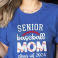 Senior Baseball Mom Class Of 2024 Baseball Senior Night Women's Heather T-Shirt Heather True Royal Senior Baseball Mom Class Of 2024 Baseball Senior Night Women's Heather T-Shirt Heather True Royal