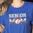 Senior Mom Class Of 2024 Baseball Mom Bandana Graduation Women's Heather T-Shirt Heather True Royal Senior Mom Class Of 2024 Baseball Mom Bandana Graduation Women's Heather T-Shirt Heather True Royal