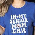 In My Senior Mom Era Class Of 2024 Groovy Baseball Mom Life Women's Heather T-Shirt Heather True Royal In My Senior Mom Era Class Of 2024 Groovy Baseball Mom Life Women's Heather T-Shirt Heather True Royal