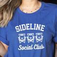 Sideline Social Club Baseball Mom 2024 Mother's Day Women's Heather T-Shirt Heather True Royal Sideline Social Club Baseball Mom 2024 Mother's Day Women's Heather T-Shirt Heather True Royal