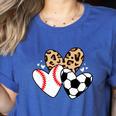 Soccer Baseball Heart Soccer Baseball Mom Women's Heather T-Shirt Heather True Royal Soccer Baseball Heart Soccer Baseball Mom Women's Heather T-Shirt Heather True Royal