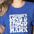 Somebody's Loud & Proud Baseball Mom Softball Baseball Lover Women's Heather T-Shirt Heather True Royal Somebody's Loud & Proud Baseball Mom Softball Baseball Lover Women's Heather T-Shirt Heather True Royal