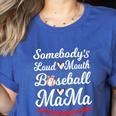 Somebody's Loudmouth Baseball Mom Mothers Day Baseball Women's Heather T-Shirt Heather True Royal Somebody's Loudmouth Baseball Mom Mothers Day Baseball Women's Heather T-Shirt Heather True Royal