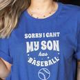 My Son Has Baseball Baseball Mom Mother's Day Sports Retro Women's Heather T-Shirt Heather True Royal My Son Has Baseball Baseball Mom Mother's Day Sports Retro Women's Heather T-Shirt Heather True Royal