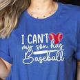 My Son Has Baseball Sports Player Baseball Mom Women Women's Heather T-Shirt Heather True Royal My Son Has Baseball Sports Player Baseball Mom Women Women's Heather T-Shirt Heather True Royal