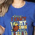 Sorry I Can't My Son Has Baseball Mother’s Day Baseball Mom Women's Heather T-Shirt Heather True Royal Sorry I Can't My Son Has Baseball Mother’s Day Baseball Mom Women's Heather T-Shirt Heather True Royal