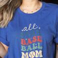 All Star Baseball Mom Women's Heather T-Shirt Heather True Royal All Star Baseball Mom Women's Heather T-Shirt Heather True Royal