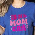 In My T-Ball Mom Era Leopard Baseball Mom Groovy Women's Heather T-Shirt Heather True Royal In My T-Ball Mom Era Leopard Baseball Mom Groovy Women's Heather T-Shirt Heather True Royal