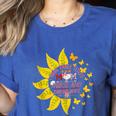 I Have Three Titles Baseball Mom Nurse And Caring Wife Mama Women's Heather T-Shirt Heather True Royal