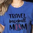 Travel Baseball Mom Travel Team Game Day Travel Sports Mom Women's Heather T-Shirt Heather True Royal Travel Baseball Mom Travel Team Game Day Travel Sports Mom Women's Heather T-Shirt Heather True Royal