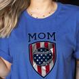 USA Mum Mother's Day Baseball Mom Women's Heather T-Shirt Heather True Royal USA Mum Mother's Day Baseball Mom Women's Heather T-Shirt Heather True Royal