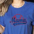 Vintage Baseball Mom Of The Rookies Women's Heather T-Shirt Heather True Royal Vintage Baseball Mom Of The Rookies Women's Heather T-Shirt Heather True Royal
