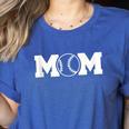 Women Baseball Mom Women's Heather T-Shirt Heather True Royal Women Baseball Mom Women's Heather T-Shirt Heather True Royal
