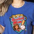 Womens Baseball Mom Mama Mother's In My Baseball Mom Era Women's Heather T-Shirt Heather True Royal Womens Baseball Mom Mama Mother's In My Baseball Mom Era Women's Heather T-Shirt Heather True Royal