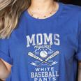 Women's Baseball Mom Moms Against Baseball Pants Proud Women's Heather T-Shirt Heather True Royal Women's Baseball Mom Moms Against Baseball Pants Proud Women's Heather T-Shirt Heather True Royal