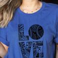 Women's Baseball Softball Baseball Mom LOVE Baseball Women's Heather T-Shirt Heather True Royal Women's Baseball Softball Baseball Mom LOVE Baseball Women's Heather T-Shirt Heather True Royal