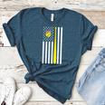 American Flag Baseball Mom Team Women's Heather T-Shirt Heather Deep Teal American Flag Baseball Mom Team Women's Heather T-Shirt Heather Deep Teal