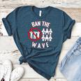 Baseball Ban The Wave Baseball Mom Player Coach Fan Women's Heather T-Shirt Heather Deep Teal Baseball Ban The Wave Baseball Mom Player Coach Fan Women's Heather T-Shirt Heather Deep Teal