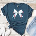 Baseball Bow Baseball Mom Women Baseball Mama Premium Women's Heather T-Shirt Heather Deep Teal Baseball Bow Baseball Mom Women Baseball Mama Premium Women's Heather T-Shirt Heather Deep Teal
