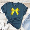 Baseball Bow Baseball Mom Women Baseball Mama Women's Heather T-Shirt Heather Deep Teal Baseball Bow Baseball Mom Women Baseball Mama Women's Heather T-Shirt Heather Deep Teal