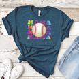 Baseball Mama Sport Women Proud Baseball Mom Raglan Baseball Tee Women's Heather T-Shirt Heather Deep Teal