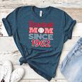 Baseball Mom Since 1962 Women's Heather T-Shirt Heather Deep Teal