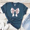 Baseball Mom Coquette Bow Mother's Day Baseball Mom Tees Women's Heather T-Shirt Heather Deep Teal Baseball Mom Coquette Bow Mother's Day Baseball Mom Tees Women's Heather T-Shirt Heather Deep Teal