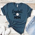 Baseball Mom Cute Arrow Father's Mother's Xmas Day Women's Heather T-Shirt Heather Deep Teal