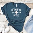 Baseball Mom Cute Grandson Player Arrow Heart Family Women's Heather T-Shirt Heather Deep Teal