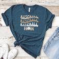 Baseball Mom Distressed Vintage Sports Player Calls Me Mom Women's Heather T-Shirt Heather Deep Teal