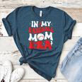In My Baseball Mom Era Cute Groovy Baseball Women's Heather T-Shirt Heather Deep Teal In My Baseball Mom Era Cute Groovy Baseball Women's Heather T-Shirt Heather Deep Teal