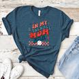 In My Baseball Mom Era Groovy Mom Baseball Mama Mother's Day Women's Heather T-Shirt Heather Deep Teal In My Baseball Mom Era Groovy Mom Baseball Mama Mother's Day Women's Heather T-Shirt Heather Deep Teal