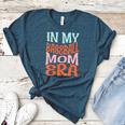 In My Baseball Mom Era Lover Groovy Retro Mother's Day Women's Heather T-Shirt Heather Deep Teal