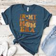 In My Baseball Mom Era For Mama Women's Heather T-Shirt Heather Deep Teal In My Baseball Mom Era For Mama Women's Heather T-Shirt Heather Deep Teal