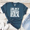 In My Baseball Mom Era Retro Groovy Baseball Raglan Baseball Tee Women's Heather T-Shirt Heather Deep Teal In My Baseball Mom Era Retro Groovy Baseball Raglan Baseball Tee Women's Heather T-Shirt Heather Deep Teal