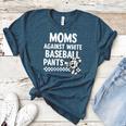 Baseball Mom Game Day Moms Against Pants Women's Heather T-Shirt Heather Deep Teal Baseball Mom Game Day Moms Against Pants Women's Heather T-Shirt Heather Deep Teal