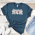 Baseball Mom Game Day Women's Heather T-Shirt Heather Deep Teal Baseball Mom Game Day Women's Heather T-Shirt Heather Deep Teal