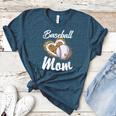 Baseball Mom Grandma Leopard Baseball Lover Fan Women's Heather T-Shirt Heather Deep Teal Baseball Mom Grandma Leopard Baseball Lover Fan Women's Heather T-Shirt Heather Deep Teal